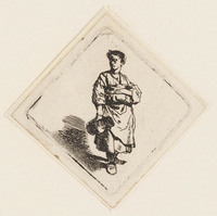 KG 04702
<br/>
Vrouw met kruik, staand
<br/>
<em>Bega, Cornelis (1631/32-1664)</em>
